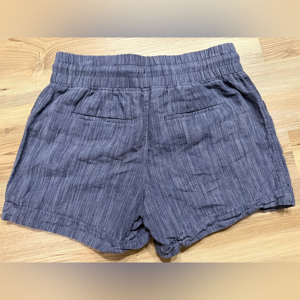 Athleta Cabo Linen Textured Shorts. - Picture 4 of 5